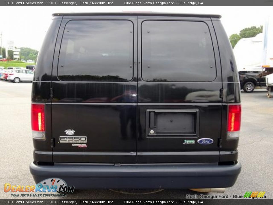 2011 Ford E Series Van E350 XL Passenger Black / Medium Flint Photo #4