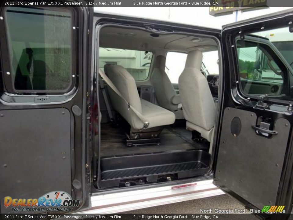 2011 Ford E Series Van E350 XL Passenger Black / Medium Flint Photo #17