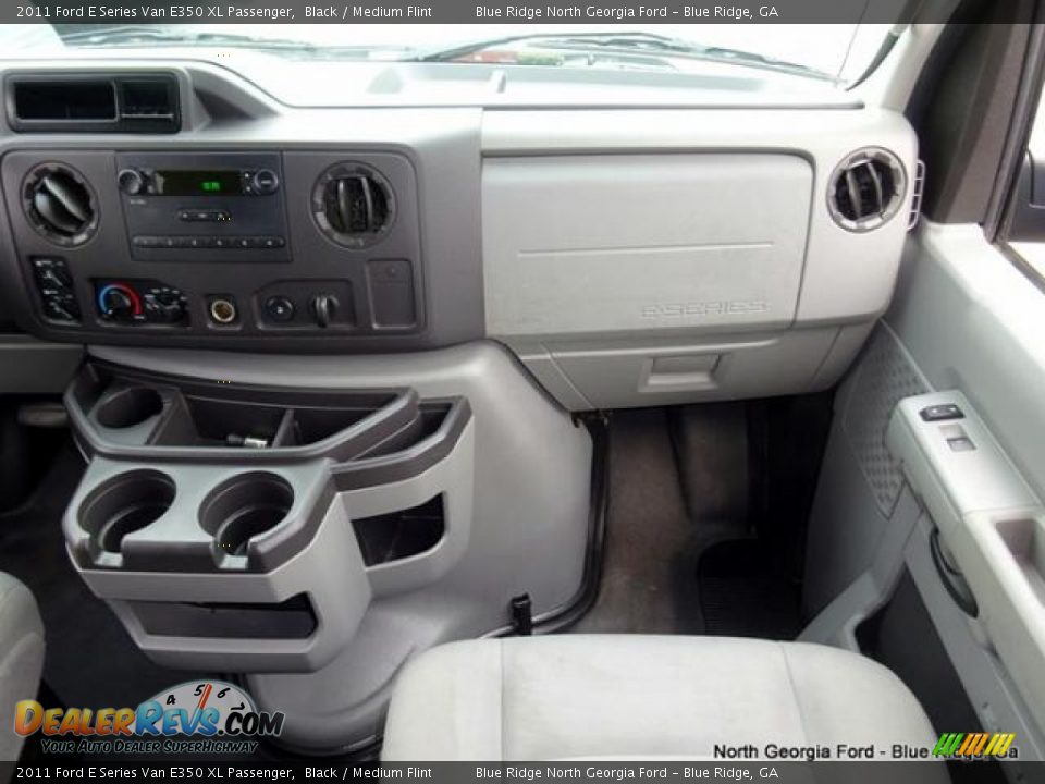 2011 Ford E Series Van E350 XL Passenger Black / Medium Flint Photo #20