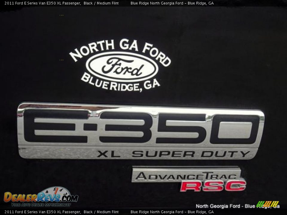 2011 Ford E Series Van E350 XL Passenger Black / Medium Flint Photo #30