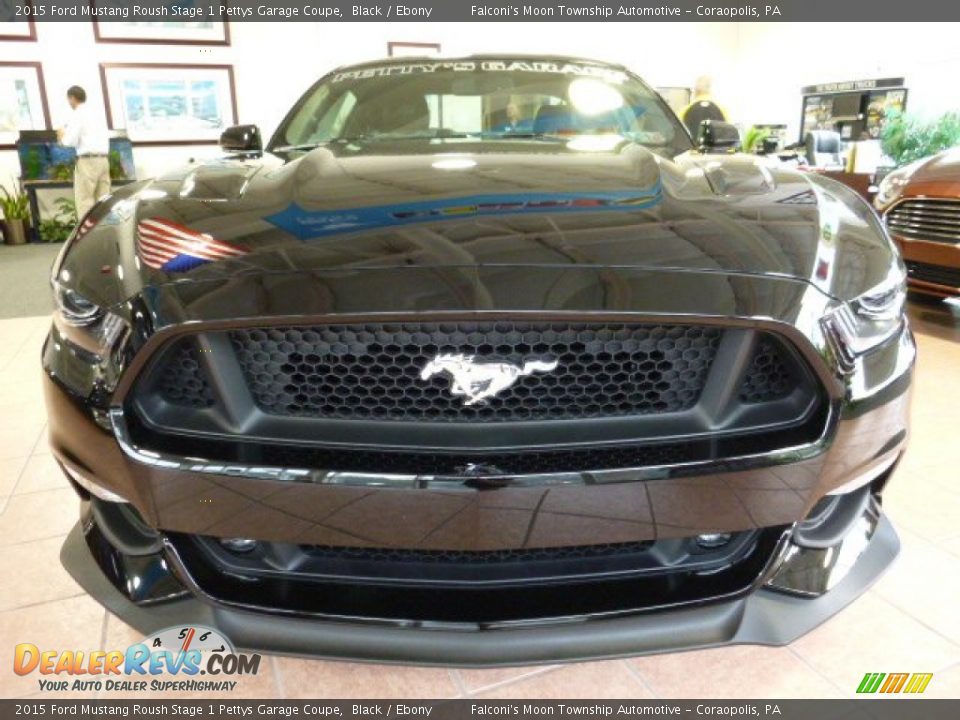 Black 2015 Ford Mustang Roush Stage 1 Pettys Garage Coupe Photo #7