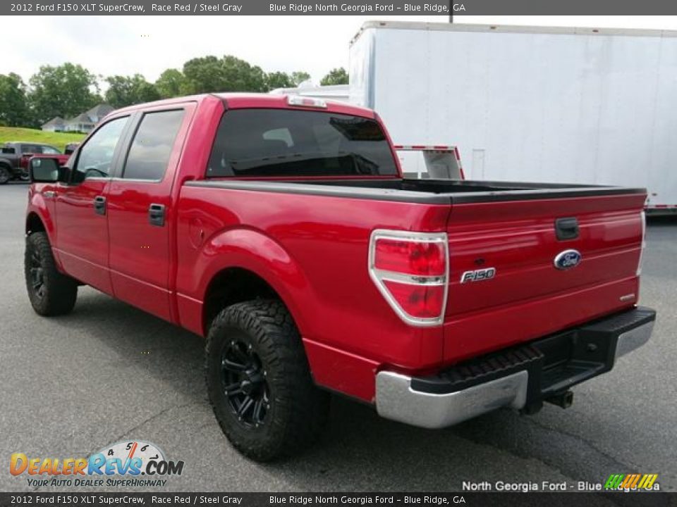 2012 Ford F150 XLT SuperCrew Race Red / Steel Gray Photo #3