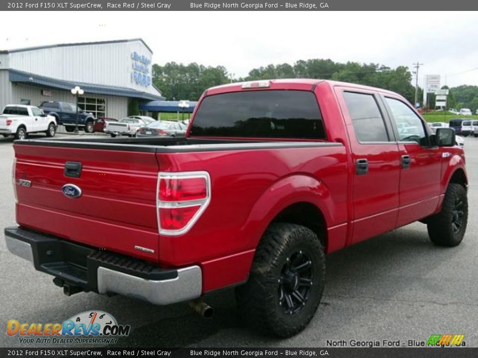 2012 Ford F150 XLT SuperCrew Race Red / Steel Gray Photo #5