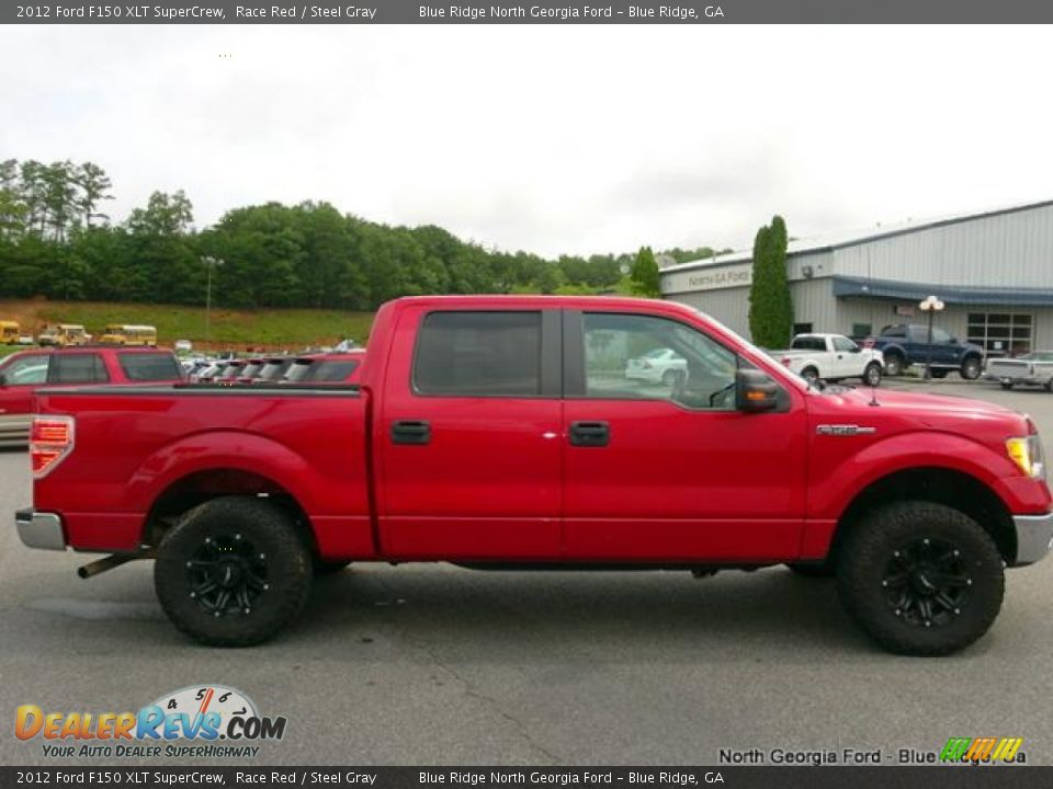 2012 Ford F150 XLT SuperCrew Race Red / Steel Gray Photo #6