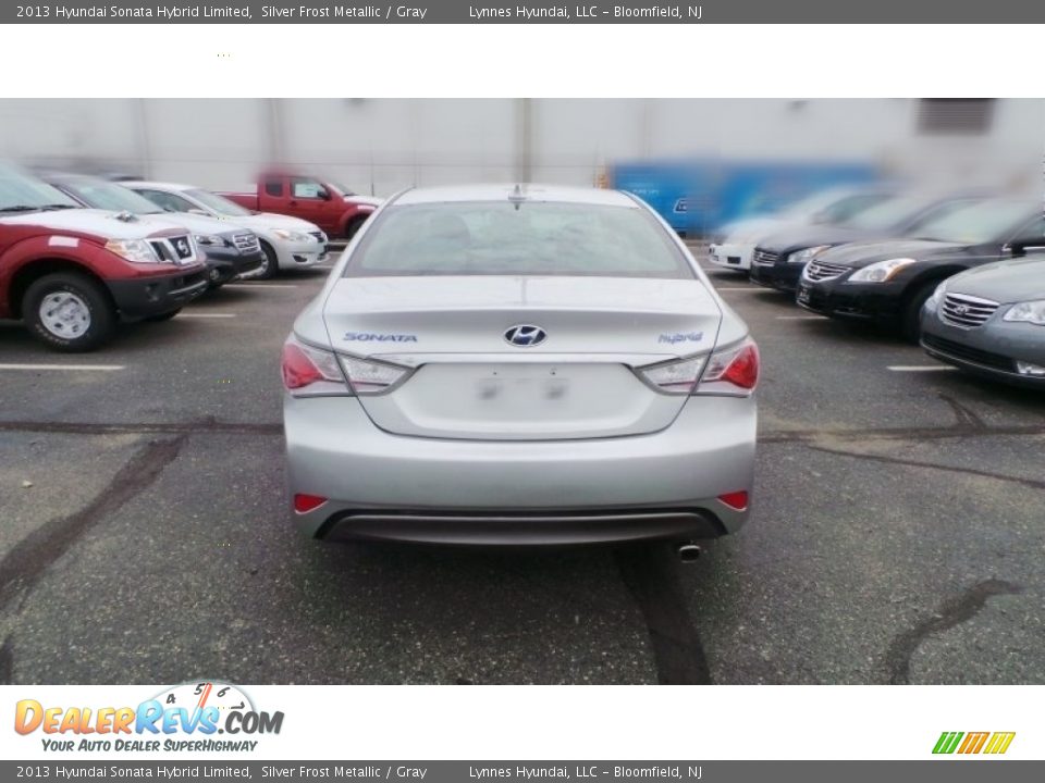 2013 Hyundai Sonata Hybrid Limited Silver Frost Metallic / Gray Photo #5