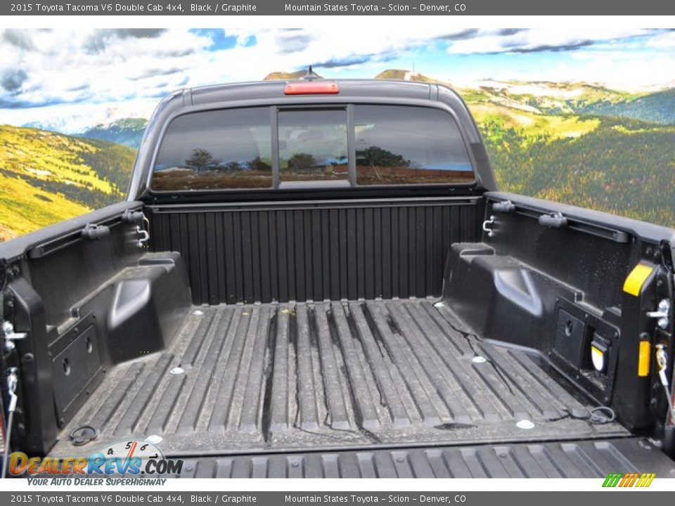 2015 Toyota Tacoma V6 Double Cab 4x4 Black / Graphite Photo #8