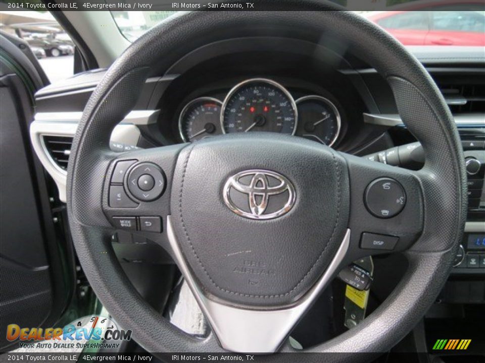2014 Toyota Corolla LE 4Evergreen Mica / Ivory Photo #24
