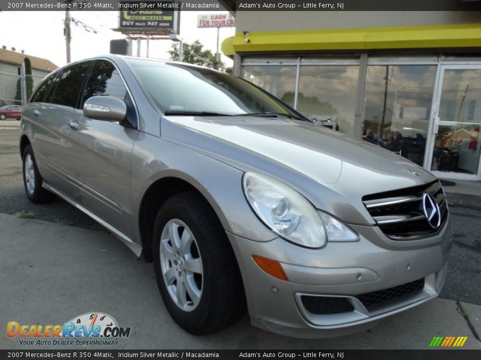 2007 Mercedes-Benz R 350 4Matic Iridium Silver Metallic / Macadamia Photo #3