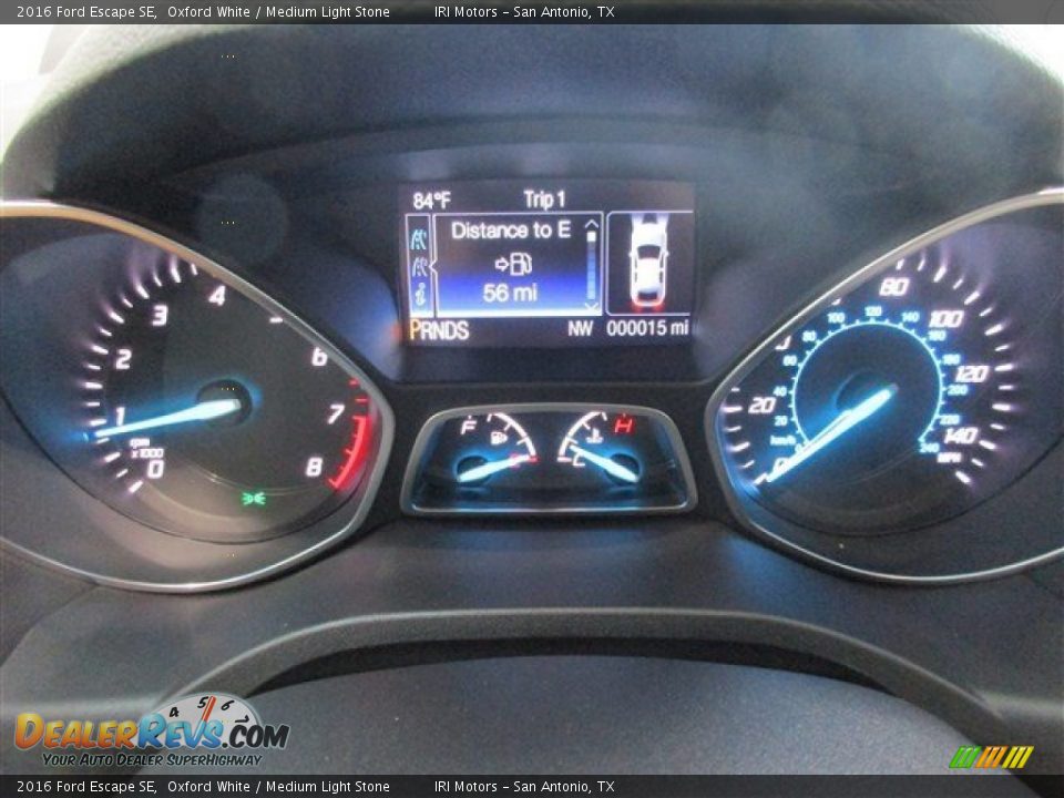 2016 Ford Escape SE Oxford White / Medium Light Stone Photo #19