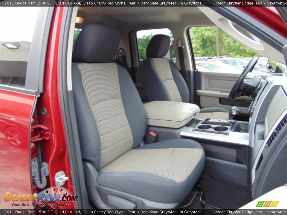2011 Dodge Ram 1500 SLT Quad Cab 4x4 Deep Cherry Red Crystal Pearl / Dark Slate Gray/Medium Graystone Photo #20
