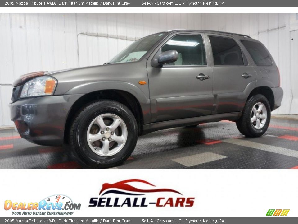 2005 Mazda Tribute s 4WD Dark Titanium Metallic / Dark Flint Gray Photo #1