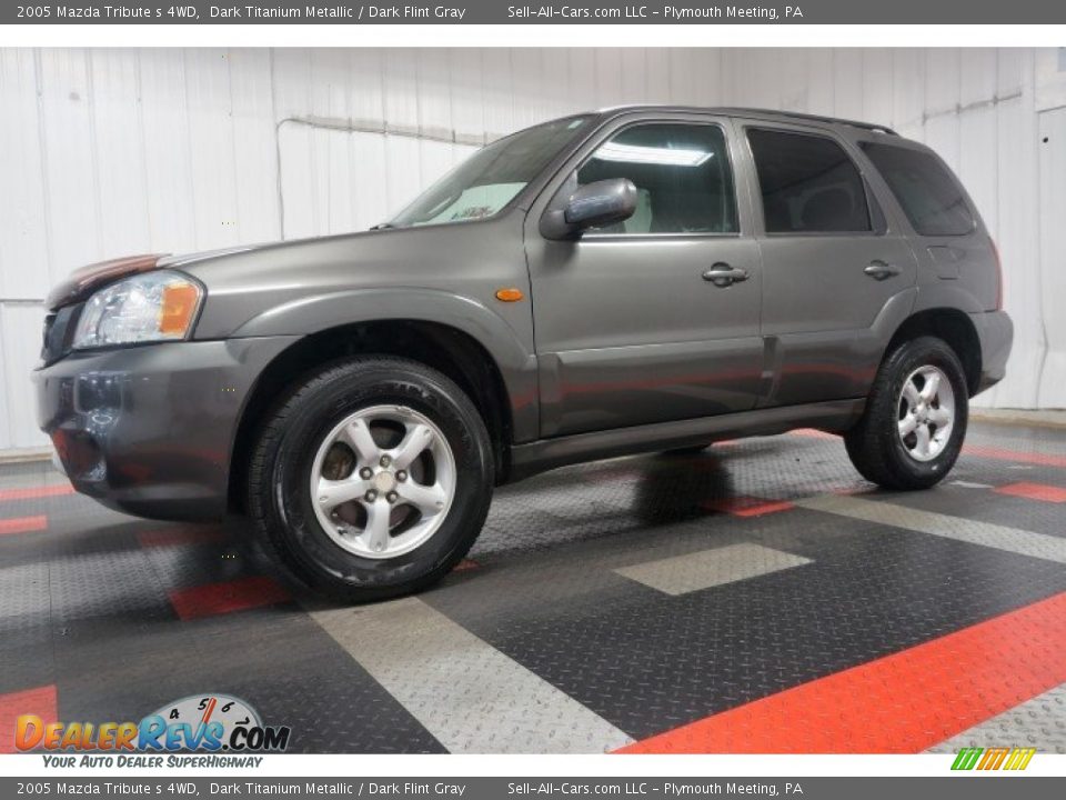 2005 Mazda Tribute s 4WD Dark Titanium Metallic / Dark Flint Gray Photo #2