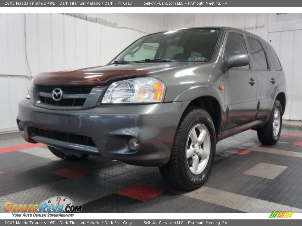 2005 Mazda Tribute s 4WD Dark Titanium Metallic / Dark Flint Gray Photo #3
