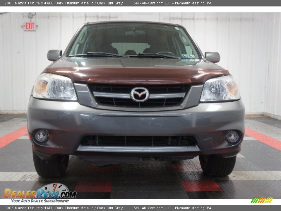 2005 Mazda Tribute s 4WD Dark Titanium Metallic / Dark Flint Gray Photo #4