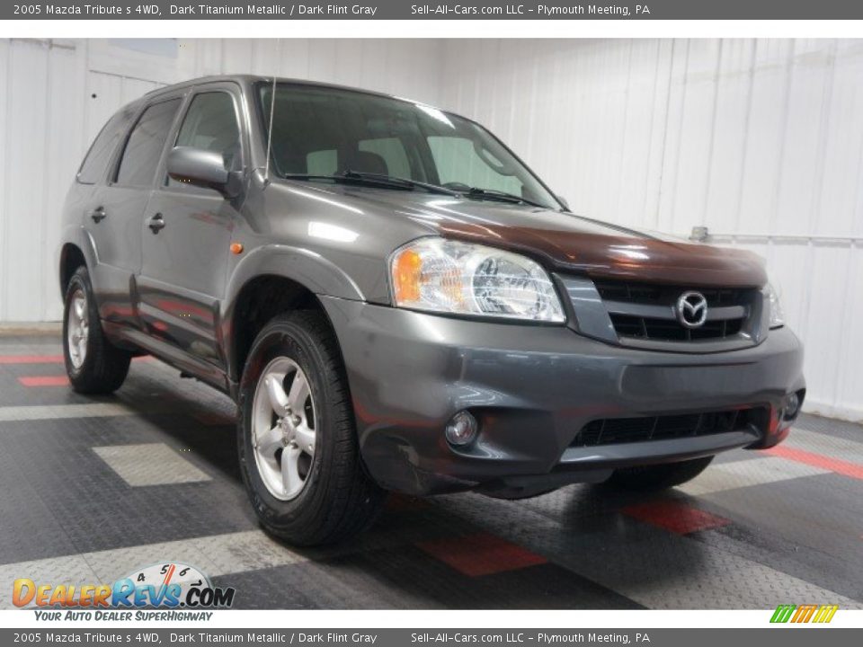 2005 Mazda Tribute s 4WD Dark Titanium Metallic / Dark Flint Gray Photo #5