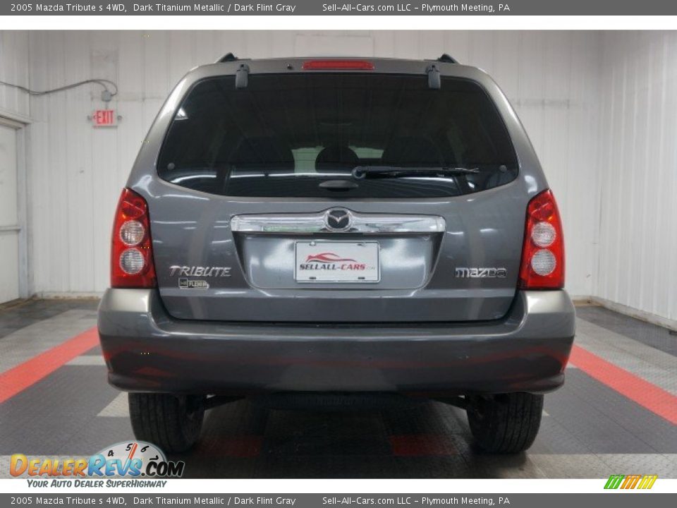 2005 Mazda Tribute s 4WD Dark Titanium Metallic / Dark Flint Gray Photo #9