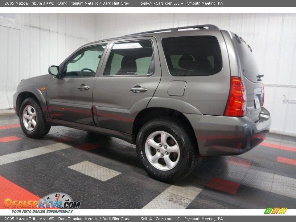 2005 Mazda Tribute s 4WD Dark Titanium Metallic / Dark Flint Gray Photo #11