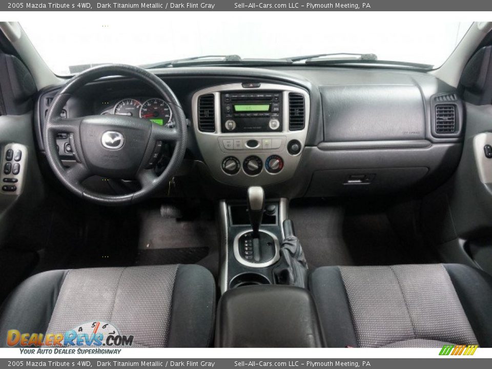 2005 Mazda Tribute s 4WD Dark Titanium Metallic / Dark Flint Gray Photo #22