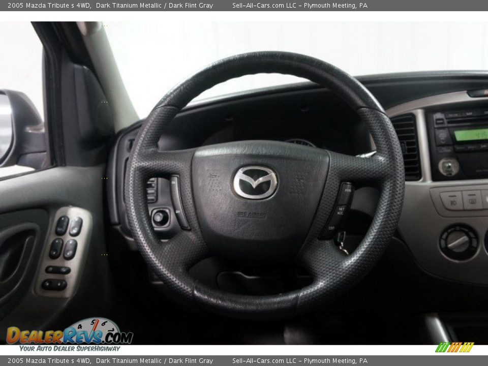 2005 Mazda Tribute s 4WD Dark Titanium Metallic / Dark Flint Gray Photo #23