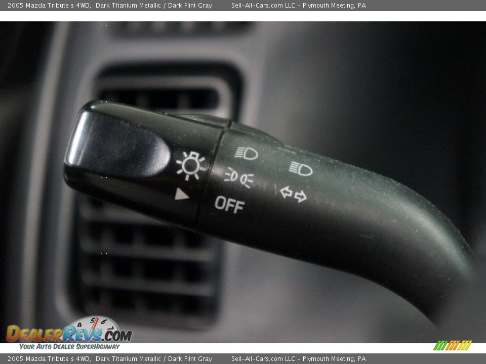 2005 Mazda Tribute s 4WD Dark Titanium Metallic / Dark Flint Gray Photo #24