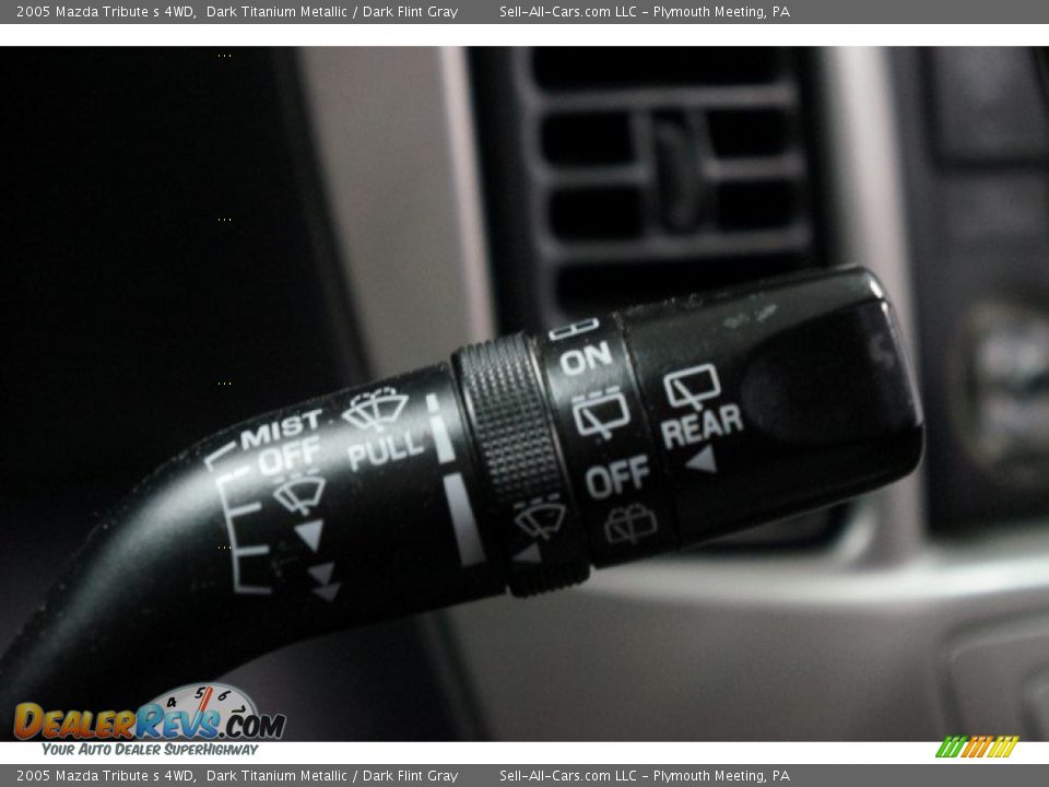 2005 Mazda Tribute s 4WD Dark Titanium Metallic / Dark Flint Gray Photo #25