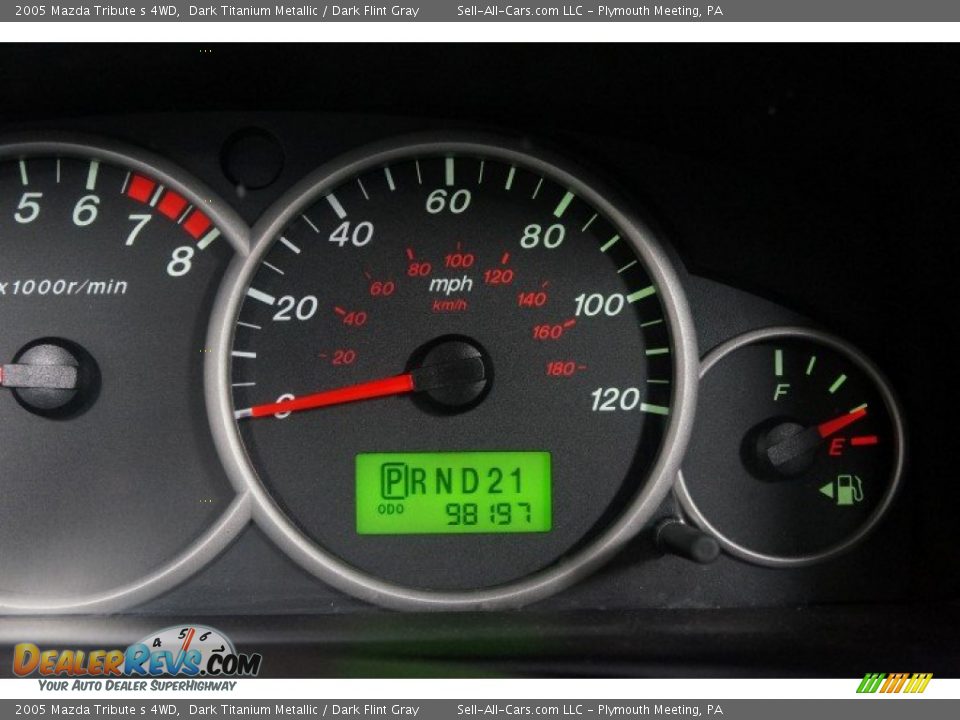 2005 Mazda Tribute s 4WD Dark Titanium Metallic / Dark Flint Gray Photo #29