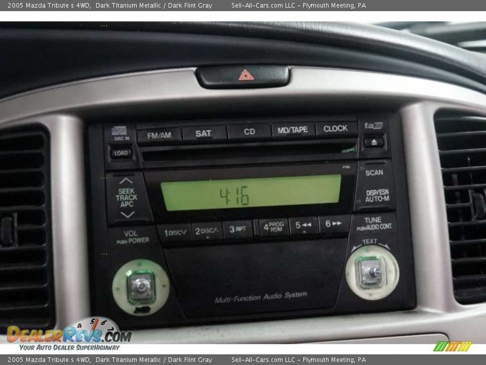 2005 Mazda Tribute s 4WD Dark Titanium Metallic / Dark Flint Gray Photo #30