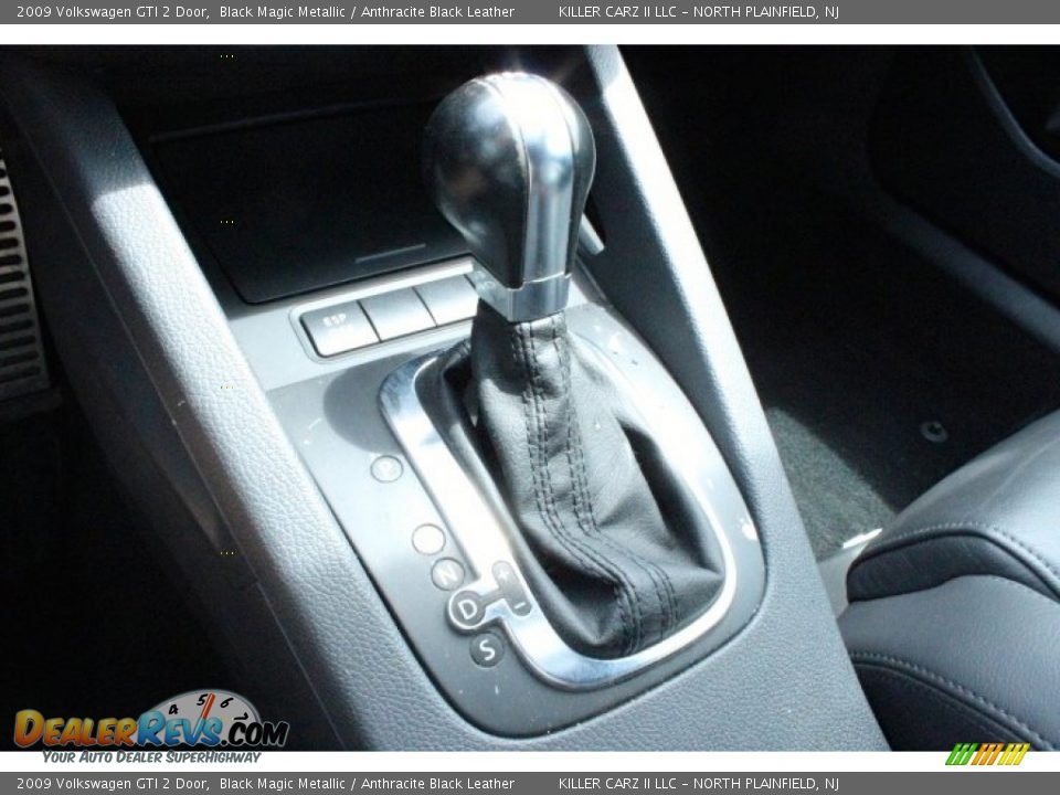 2009 Volkswagen GTI 2 Door Black Magic Metallic / Anthracite Black Leather Photo #20