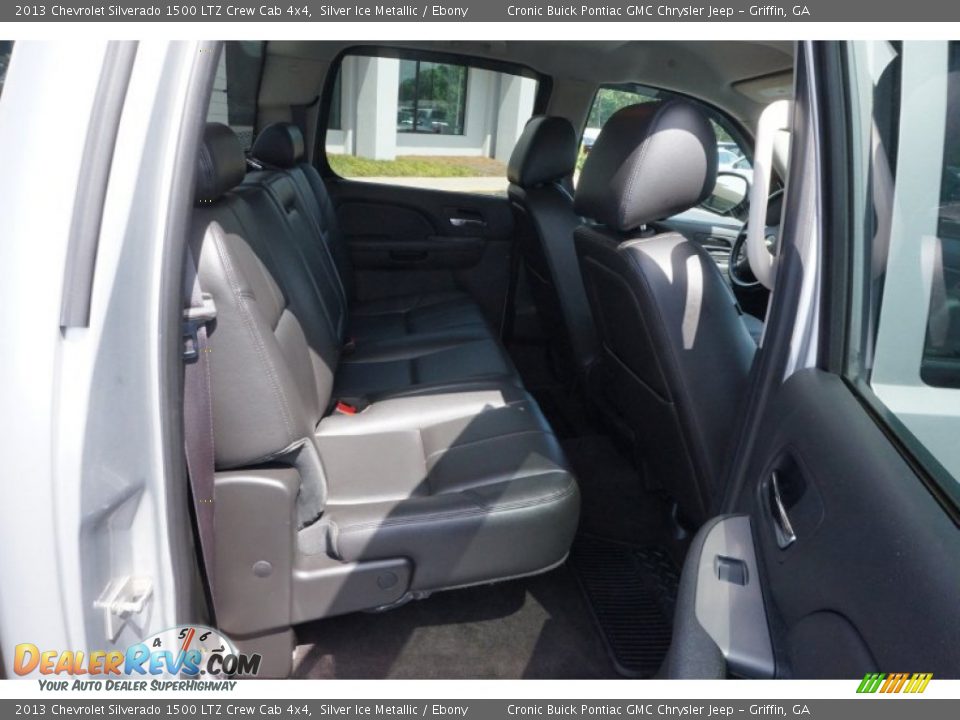 2013 Chevrolet Silverado 1500 LTZ Crew Cab 4x4 Silver Ice Metallic / Ebony Photo #16