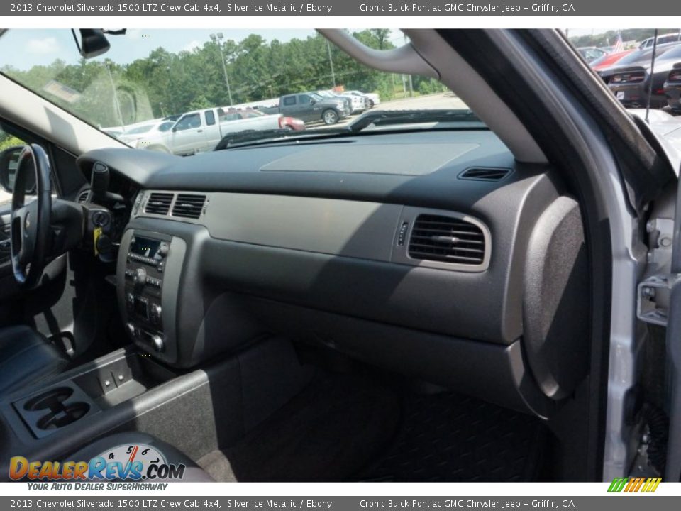 2013 Chevrolet Silverado 1500 LTZ Crew Cab 4x4 Silver Ice Metallic / Ebony Photo #18