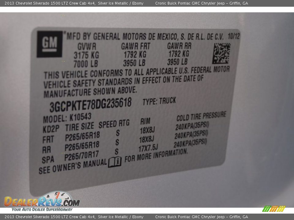 2013 Chevrolet Silverado 1500 LTZ Crew Cab 4x4 Silver Ice Metallic / Ebony Photo #24