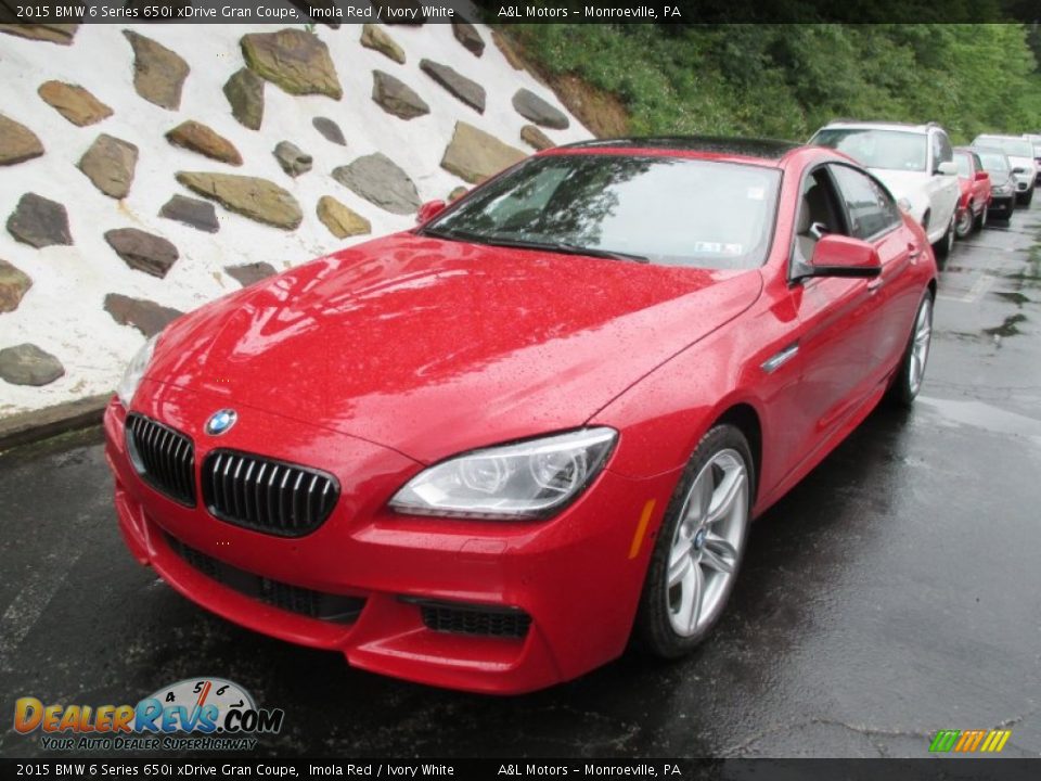 Front 3/4 View of 2015 BMW 6 Series 650i xDrive Gran Coupe Photo #9