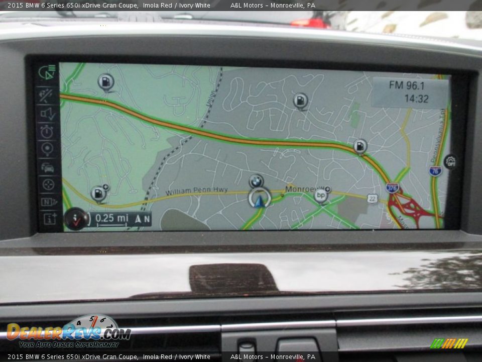 Navigation of 2015 BMW 6 Series 650i xDrive Gran Coupe Photo #16