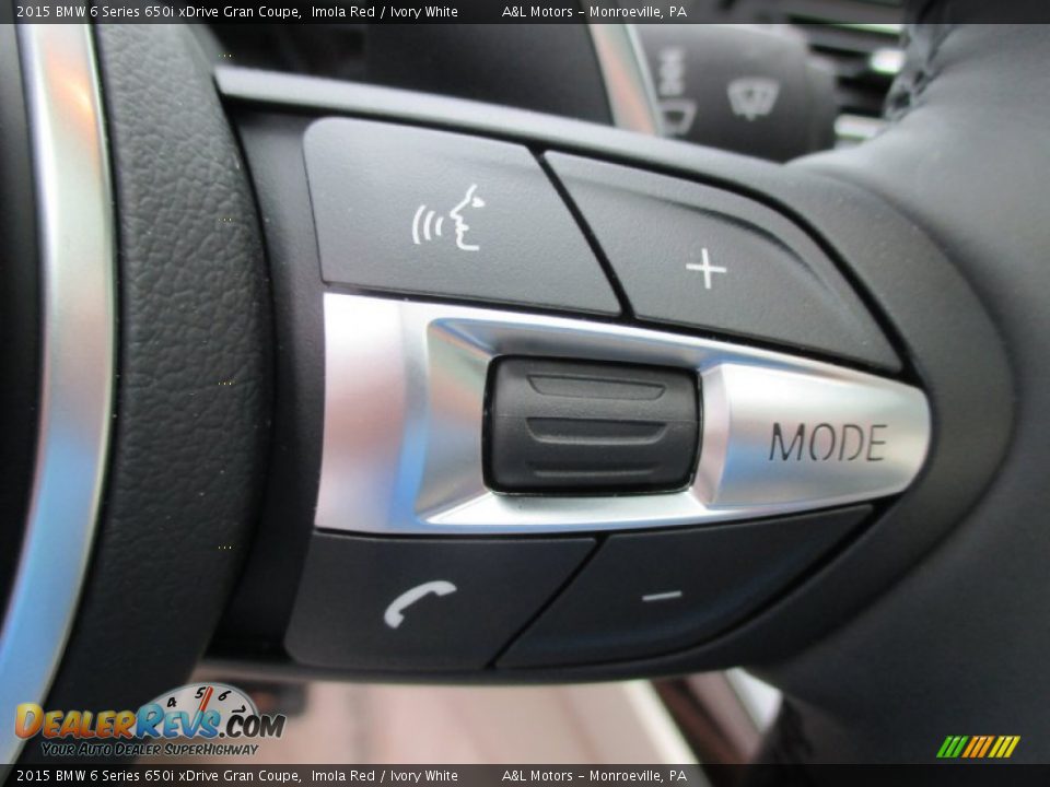 Controls of 2015 BMW 6 Series 650i xDrive Gran Coupe Photo #18