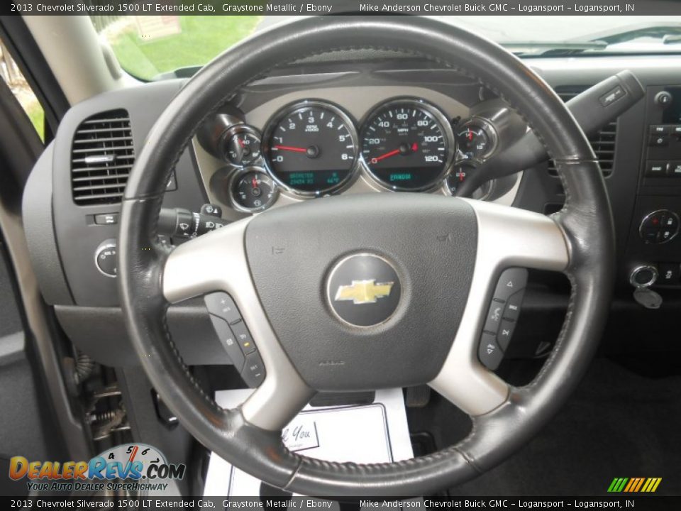2013 Chevrolet Silverado 1500 LT Extended Cab Graystone Metallic / Ebony Photo #8