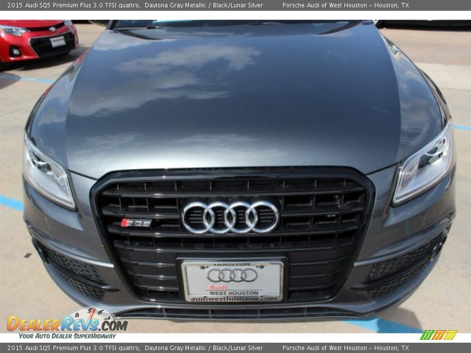 2015 Audi SQ5 Premium Plus 3.0 TFSI quattro Daytona Gray Metallic / Black/Lunar Silver Photo #2