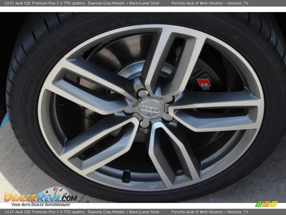2015 Audi SQ5 Premium Plus 3.0 TFSI quattro Daytona Gray Metallic / Black/Lunar Silver Photo #4