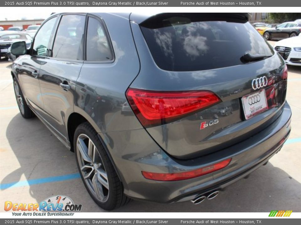 2015 Audi SQ5 Premium Plus 3.0 TFSI quattro Daytona Gray Metallic / Black/Lunar Silver Photo #6