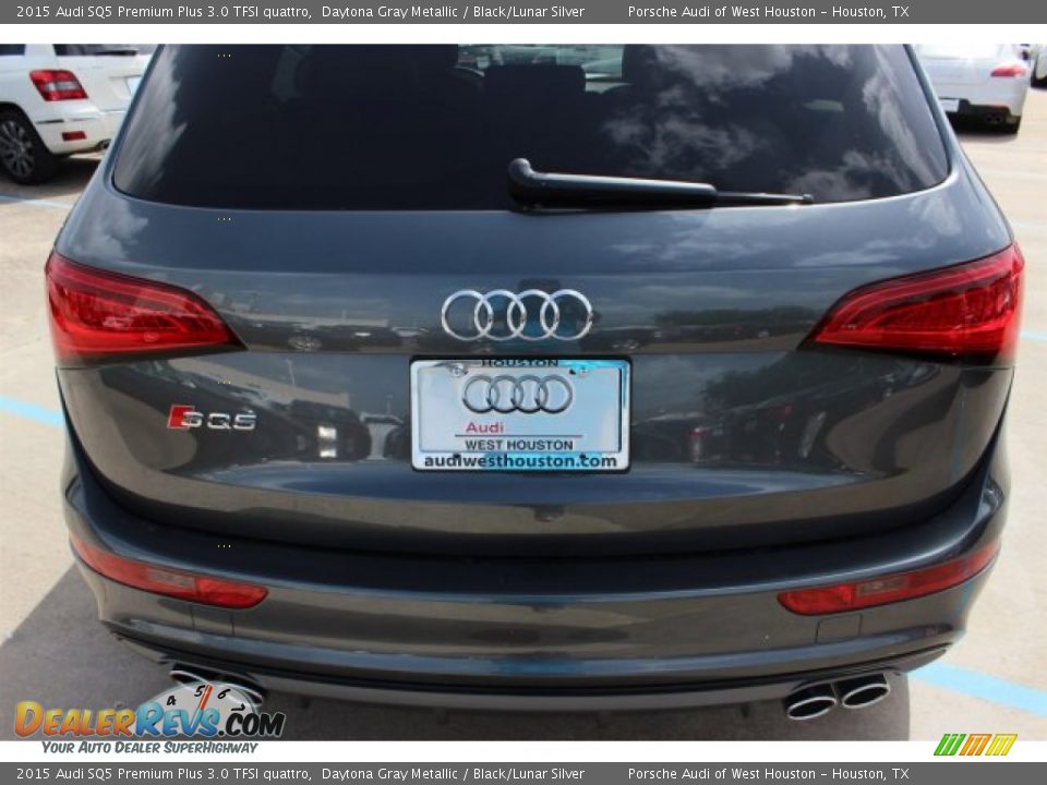 2015 Audi SQ5 Premium Plus 3.0 TFSI quattro Daytona Gray Metallic / Black/Lunar Silver Photo #7