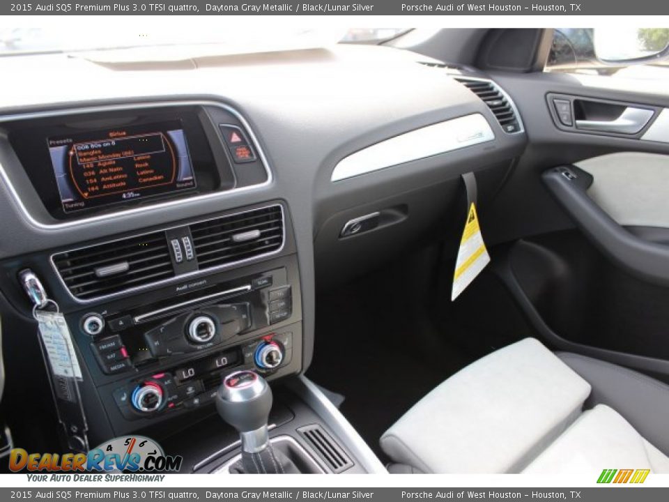 2015 Audi SQ5 Premium Plus 3.0 TFSI quattro Daytona Gray Metallic / Black/Lunar Silver Photo #14
