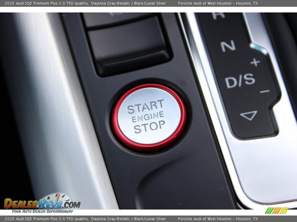 2015 Audi SQ5 Premium Plus 3.0 TFSI quattro Daytona Gray Metallic / Black/Lunar Silver Photo #17