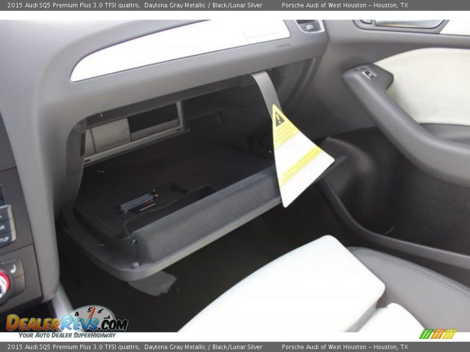 2015 Audi SQ5 Premium Plus 3.0 TFSI quattro Daytona Gray Metallic / Black/Lunar Silver Photo #21