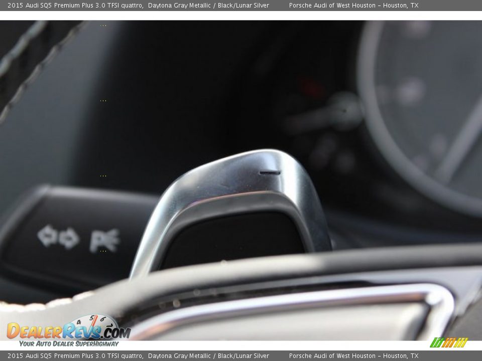 2015 Audi SQ5 Premium Plus 3.0 TFSI quattro Daytona Gray Metallic / Black/Lunar Silver Photo #25