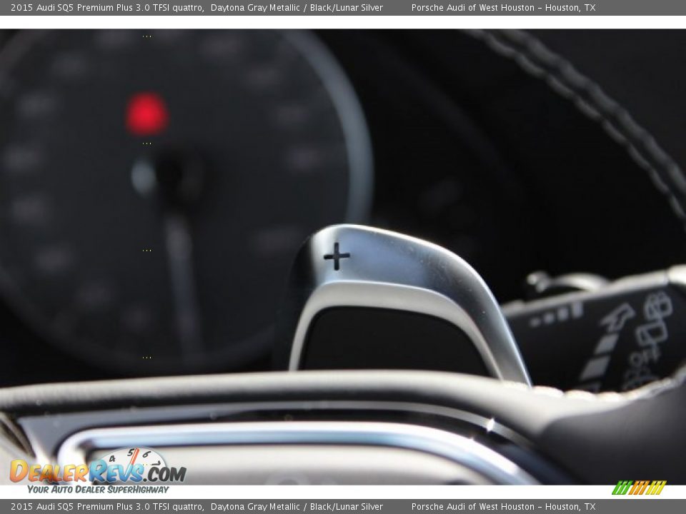 2015 Audi SQ5 Premium Plus 3.0 TFSI quattro Daytona Gray Metallic / Black/Lunar Silver Photo #26