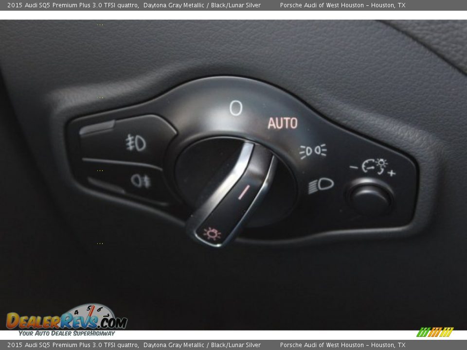 2015 Audi SQ5 Premium Plus 3.0 TFSI quattro Daytona Gray Metallic / Black/Lunar Silver Photo #27