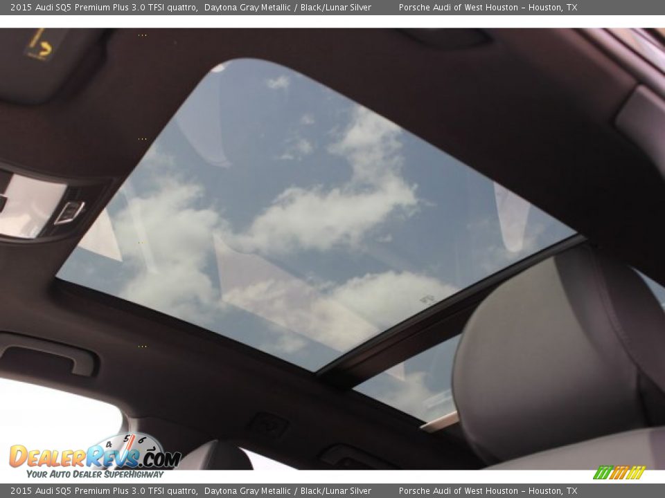 2015 Audi SQ5 Premium Plus 3.0 TFSI quattro Daytona Gray Metallic / Black/Lunar Silver Photo #28