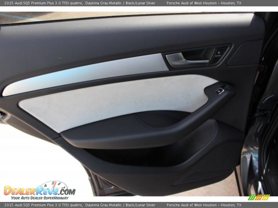 2015 Audi SQ5 Premium Plus 3.0 TFSI quattro Daytona Gray Metallic / Black/Lunar Silver Photo #29