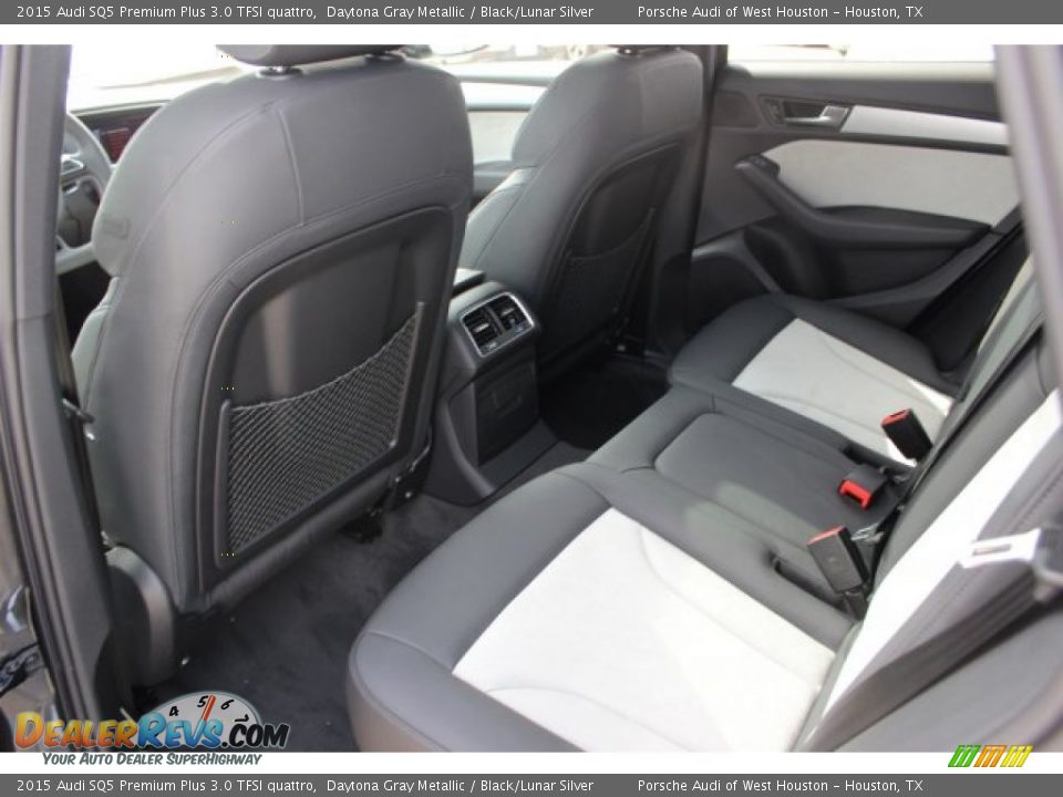 2015 Audi SQ5 Premium Plus 3.0 TFSI quattro Daytona Gray Metallic / Black/Lunar Silver Photo #30