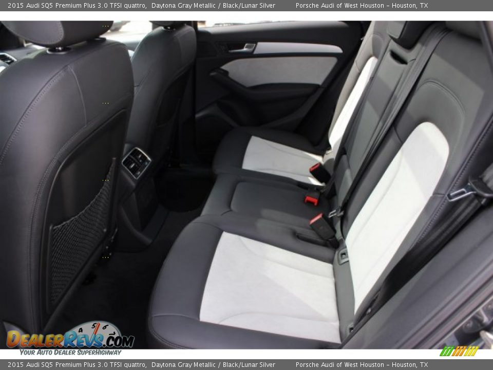2015 Audi SQ5 Premium Plus 3.0 TFSI quattro Daytona Gray Metallic / Black/Lunar Silver Photo #31