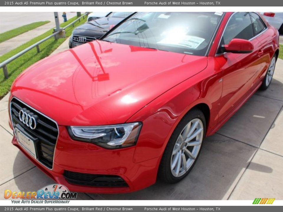 Front 3/4 View of 2015 Audi A5 Premium Plus quattro Coupe Photo #3